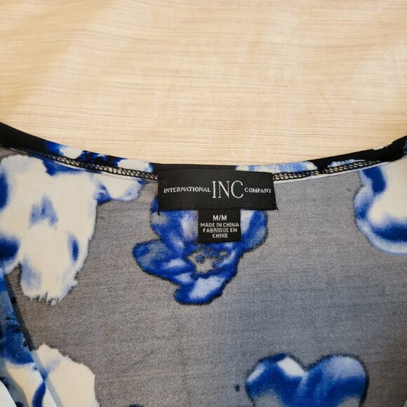 Floral Bohemian Blouse, Sleeveless Top, Size M - Picture 3 of 5